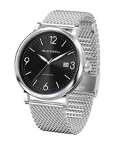 Blackwell Sunray Dial with Silver Tone Steel and Silver Tone Steel Mesh Watch 44 mm