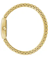 Caravelle Women's Gold-Tone Expansion Bracelet Watch 18x25mm