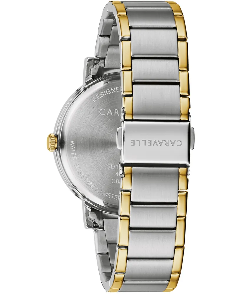 Caravelle Men's Two-Tone Stainless Steel Bracelet Watch 39mm