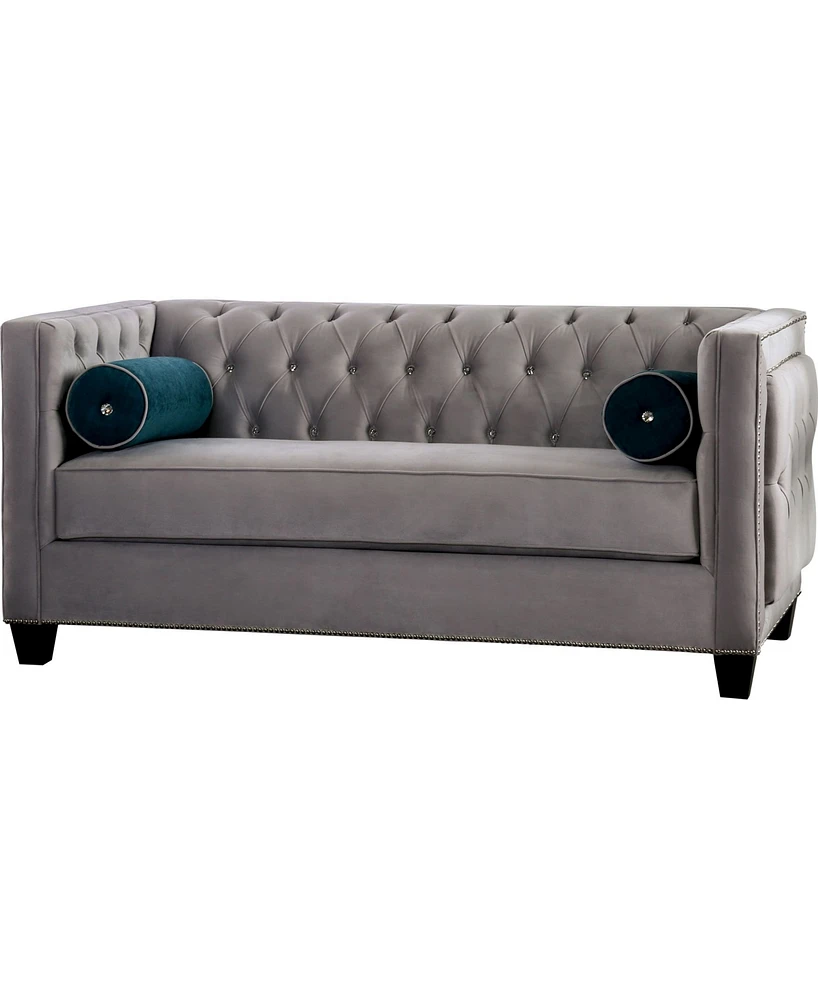 Furniture of America Youngquist Upholstered Love Seat