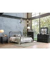 Furniture of America Carlsten Metal Eastern King Bed