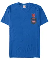 Fifth Sun Marvel Men's Spiderverse Spider-Ham Pocket Short Sleeve T-Shirt