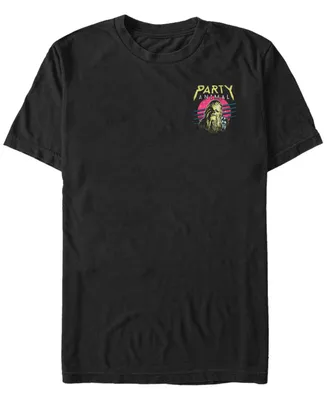 Fifth Sun Star Wars Men's Chewbacca Neon Party Animal Short Sleeve T-Shirt