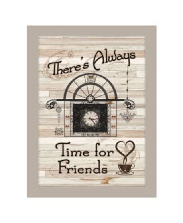 Trendy Decor 4u Time For Friends By Millwork Engineering Ready To Hang Framed Print Collection