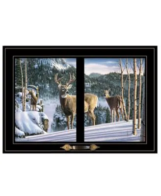 Trendy Decor 4u Morning View Deer By Kim Norlien Ready To Hang Framed Print Collection