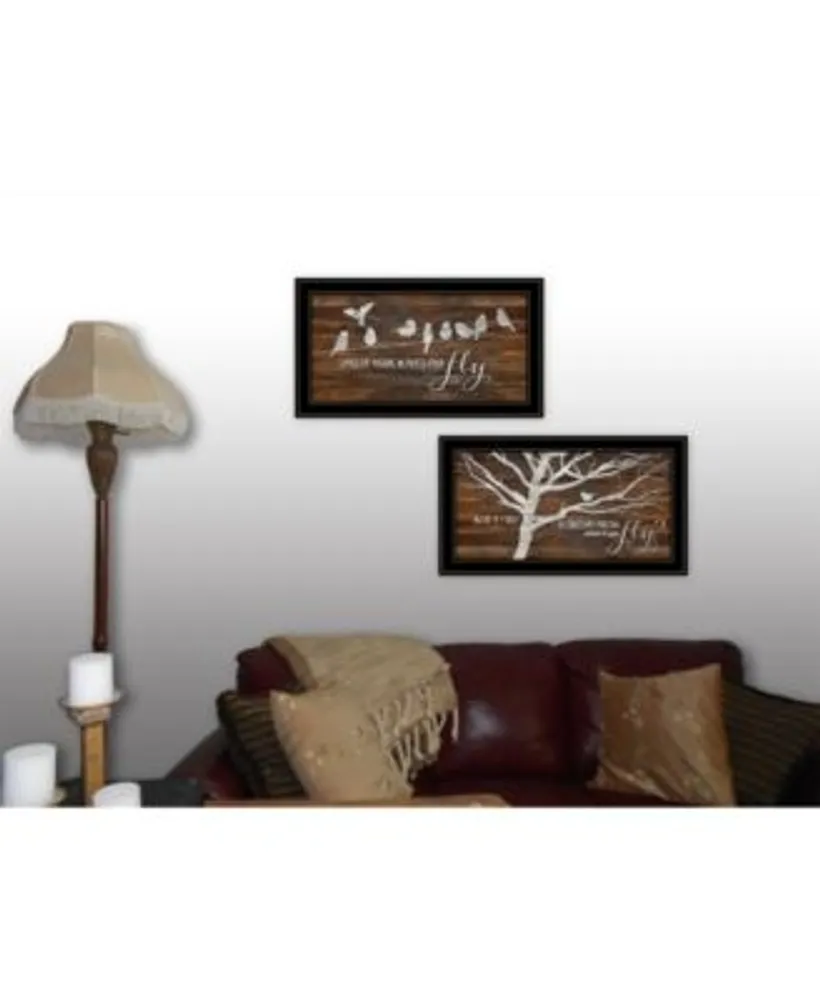 Trendy Decor 4u Spread Your Wings 2 Piece Vignette By Marla Rae Collection
