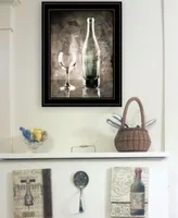 Trendy Decor 4u Moody Gray Wine Glass Still Life By Bluebird Barn Ready To Hang Framed Print Collection