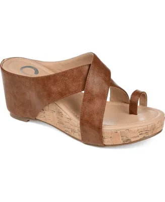 Journee Collection Women's Rayna Wedge Sandal
