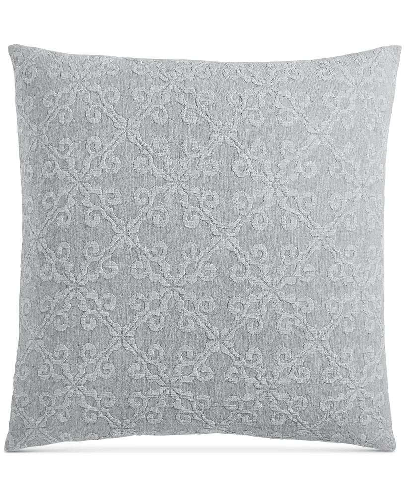 Charter Club Damask Designs Woven Tile Sham, European, Exclusively at Macy's