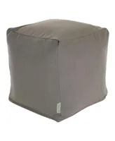 Majestic Home Goods Wales Ottoman Pouf Cube 17" x