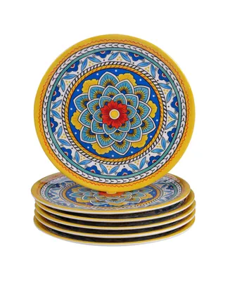 Certified International Portofino Melamine 6-Pc. Salad Plates