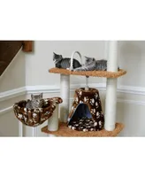 Armarkat Real Wood Cat Furniture, Pressed Wood Kitty Tower