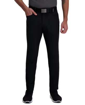 Haggar The Active Series Slim Fit Flat Front 5-Pocket Tech Pant