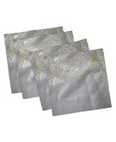 Ambesonne Outline Stars Set of 4 Napkins, 12" x 12"