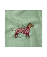 Ambesonne Dachshund Set of 4 Napkins