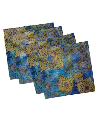 Ambesonne Ethnic Set of 4 Napkins, 18" x 18"