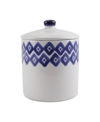 Vietri Santorini Diamond Large Canister