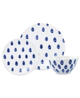 Vietri Santorini Dot 3-Piece Place Setting