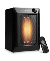 Costway Remote Control Portable Electric Digital Quartz Space Heater