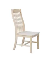 International Concepts Steambent Mission Chairs, Set of 2