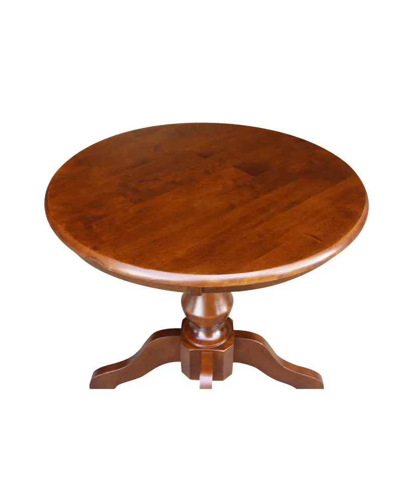 International Concepts 30" Round Top Pedestal Table