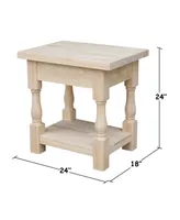 International Concepts Tuscan End Table