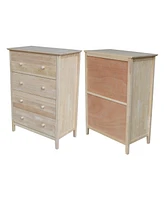 International Concepts Chest with 4 Drawers