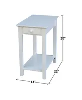 International Concepts Narrow End Table