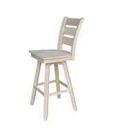 International Concepts Tuscany Bar Height Stool with Swivel and Auto Return