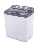 Portable Mini Compact Twin Tub 20Lbs Total Washing Machine Washer