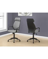 Monarch Specialties Office Chair -Microfiber, High Back Executive