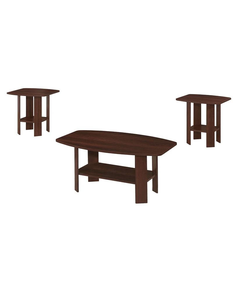 Monarch Specialties Table Set - 3 Piece Set