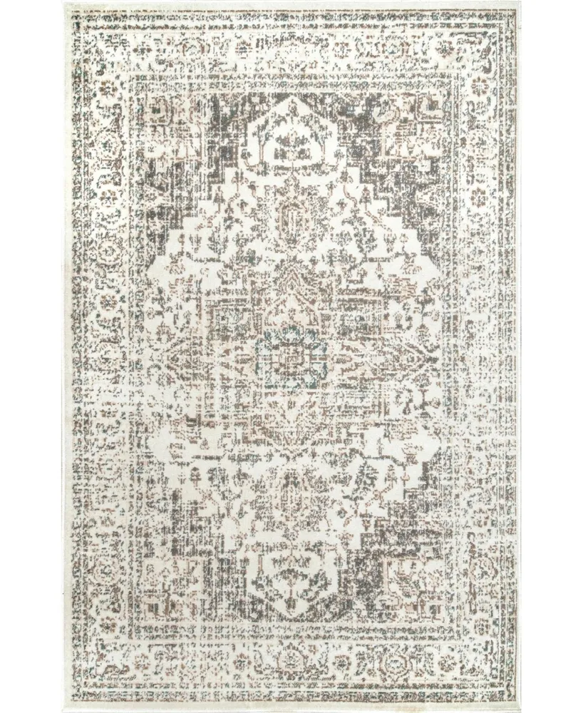 nuLoom Manor Vintage-Inspired Tanith Cream 5' x 8' Area Rug