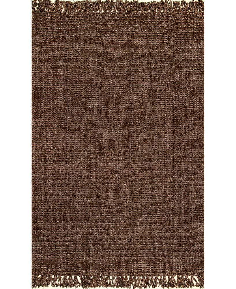 nuLoom Natura Collection Chunky Loop 5' x 7'6" Area Rug