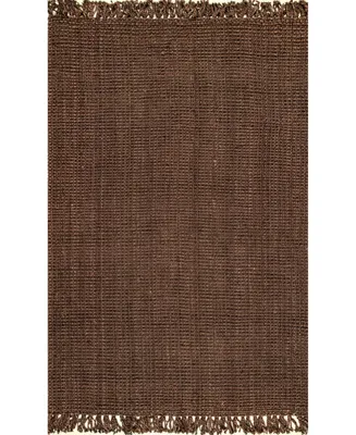 nuLoom Natura Collection Chunky Loop 5' x 7'6" Area Rug