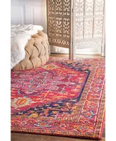 nuLoom Bodrum Fancy Persian Vonda 5' x 7'5" Area Rugs