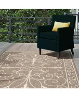 nuLoom Dawn Kathleen Krem 5'3" x 7'6" Outdoor Area Rug