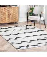 Nuloom Creek Vintage Inspired Aurelie Gray Area Rug