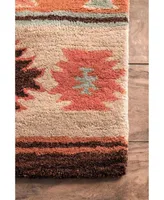 nuLoom Florence Shyla Abstract 4' x 6' Area Rug