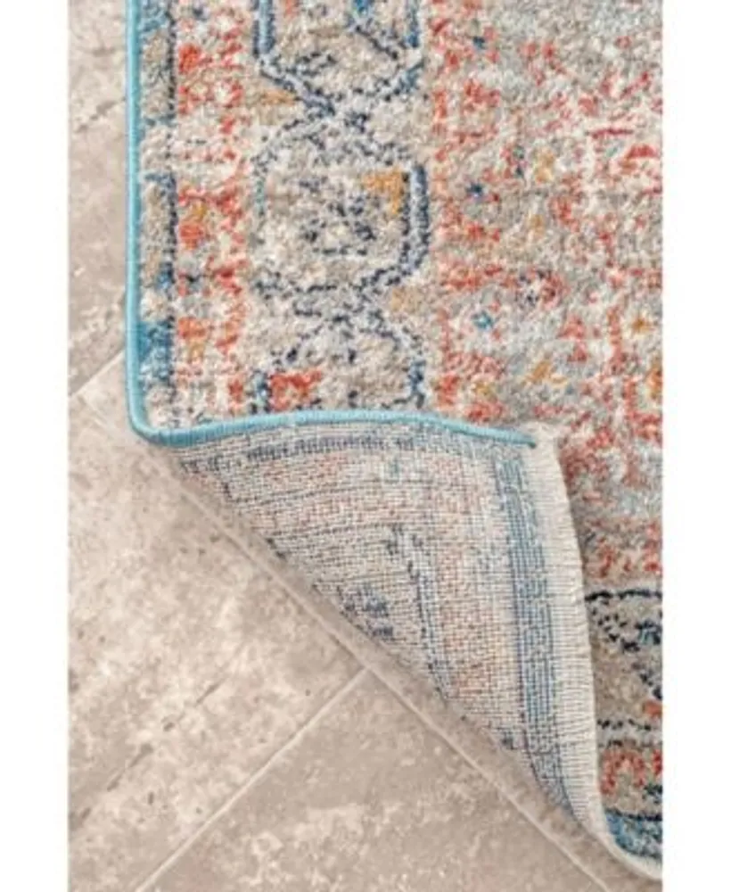 Nuloom Delicate Chanda Persian Vintage Inspired Blue Area Rug