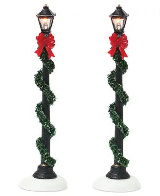 Department 56 Set of 2 Village Small Town Street Lamps