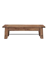 Alaterre Furniture Durango Wood Entryway and Dining Bench
