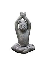 Campania International Yoga Cat Garden Statue