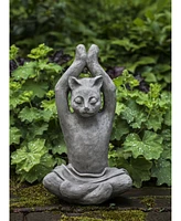 Campania International Yoga Cat Garden Statue