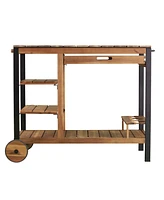 Southern Enterprises Briallen Outdoor Bar Cart