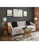 Tov Furniture Grace Glass Side Table