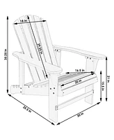 Adirondack Chair with Adjustable Backrest