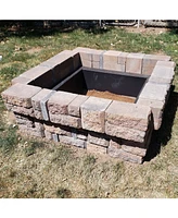 Outdoor Fire Pit Ring - Above or In-Ground Steel Fire Ring Insert