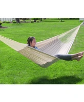 Handwoven Xxl Thick Cord Mayan Double Hammock for Outside - 625-Pound Capacity Heavy-Duty Outdoor Hammock