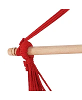 Double Cushion Hanging Rope Hammock Chair